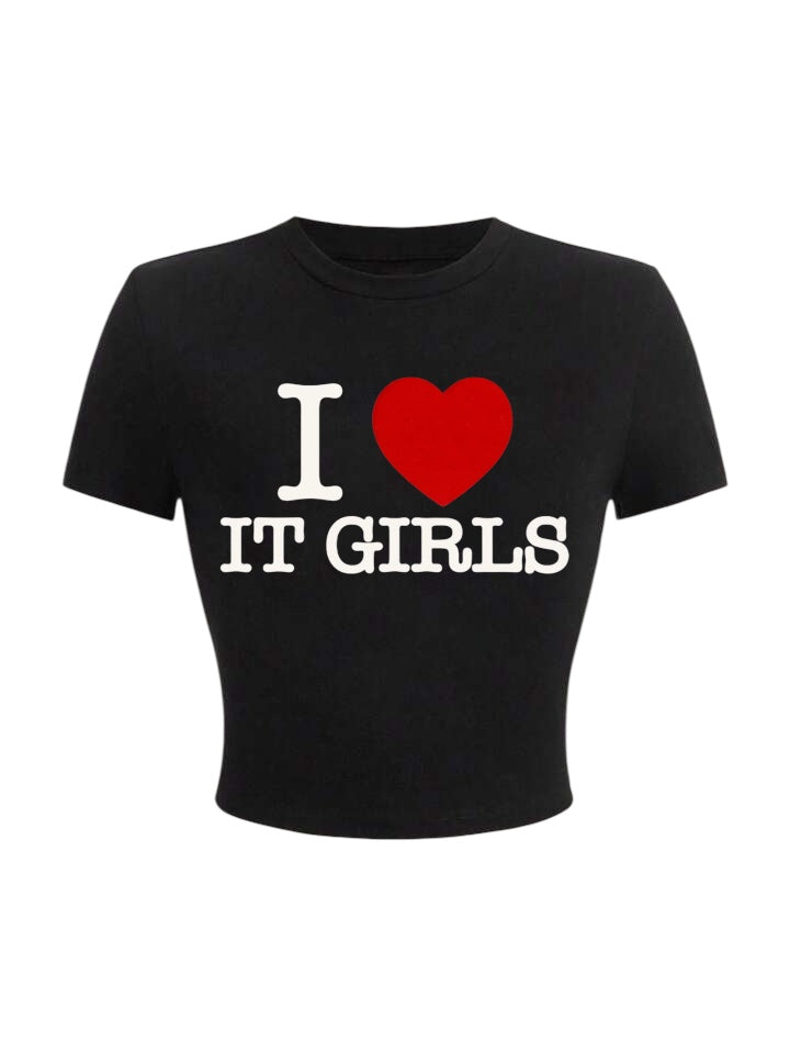 It Girl Tee black